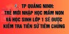 TRẺ MỚI NHẬP HỌC MẦM NON VÀ HỌC SINH LỚP 1 TẠI THÀNH PHỐ QUẢNG NINH SẼ ĐƯỢC KIỂM TRA TIỀN SỬ TIÊM CHỦNG