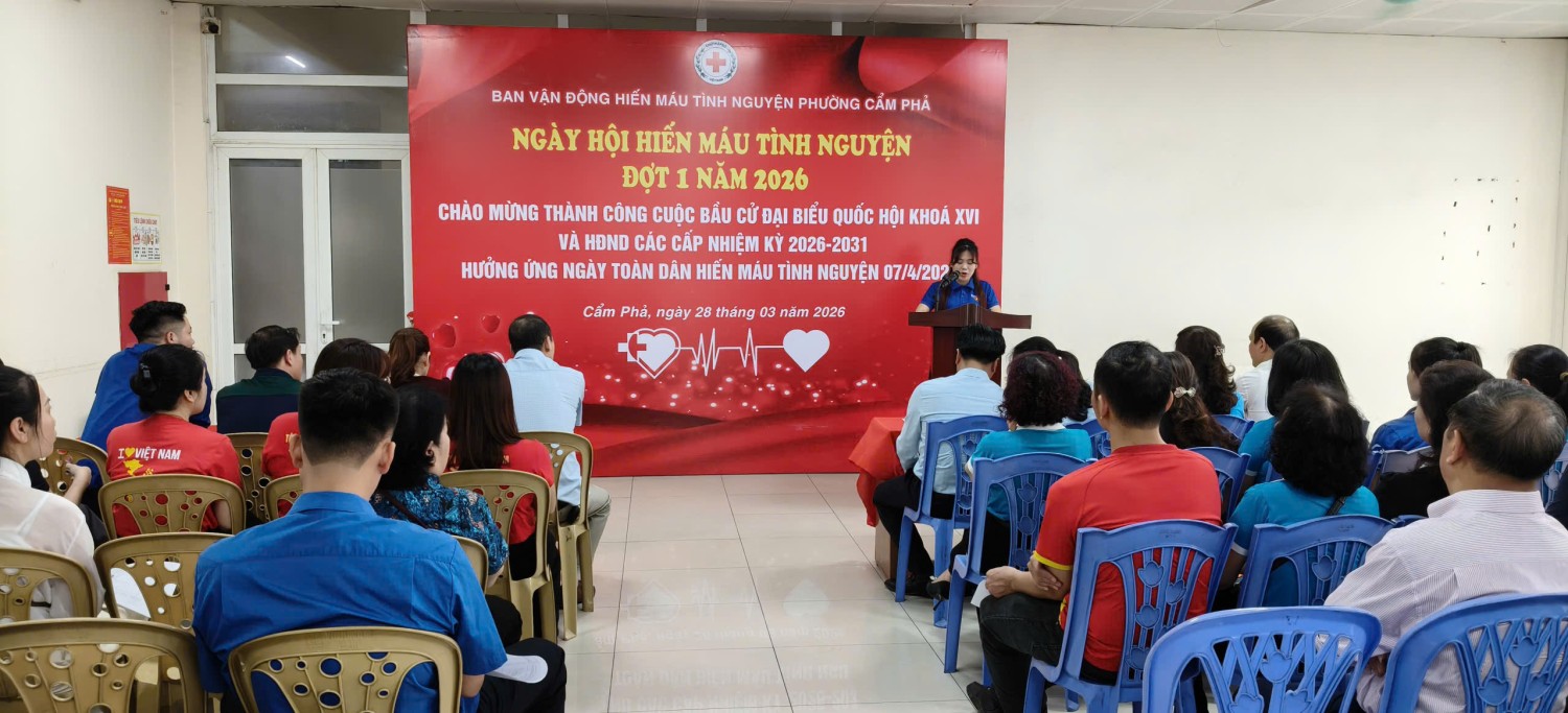 Lan toả nghĩa cử cao đẹp từ ngày hội hiến máu tại Bệnh viện đa khoa Cẩm Phả