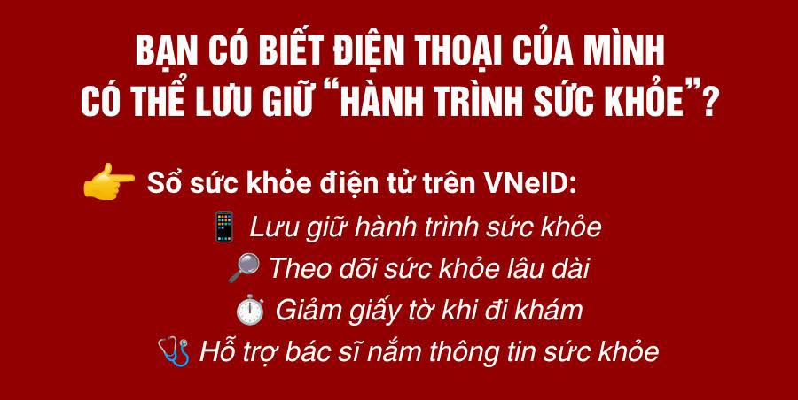 CHỦ ĐỘNG THEO DÕI DỮ LIỆU SỨC KHỎE CỦA CHÍNH MÌNH TRÊN MÔI TRƯỜNG SỐ