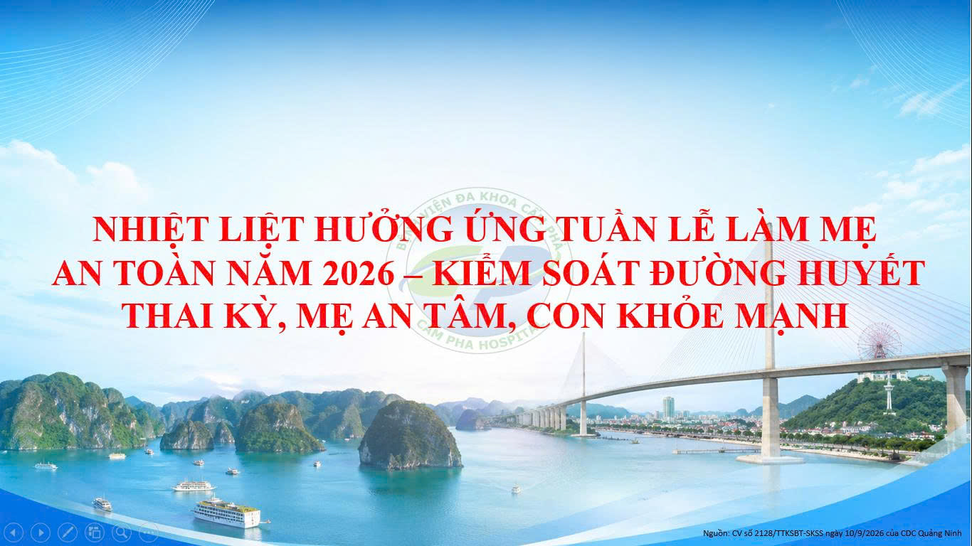 Nhiệt liệt hưởng ứng Tuần lễ Làm mẹ an toàn năm 2026 – Kiểm soát đường huyết thai kỳ, mẹ an tâm, con khỏe mạnh
