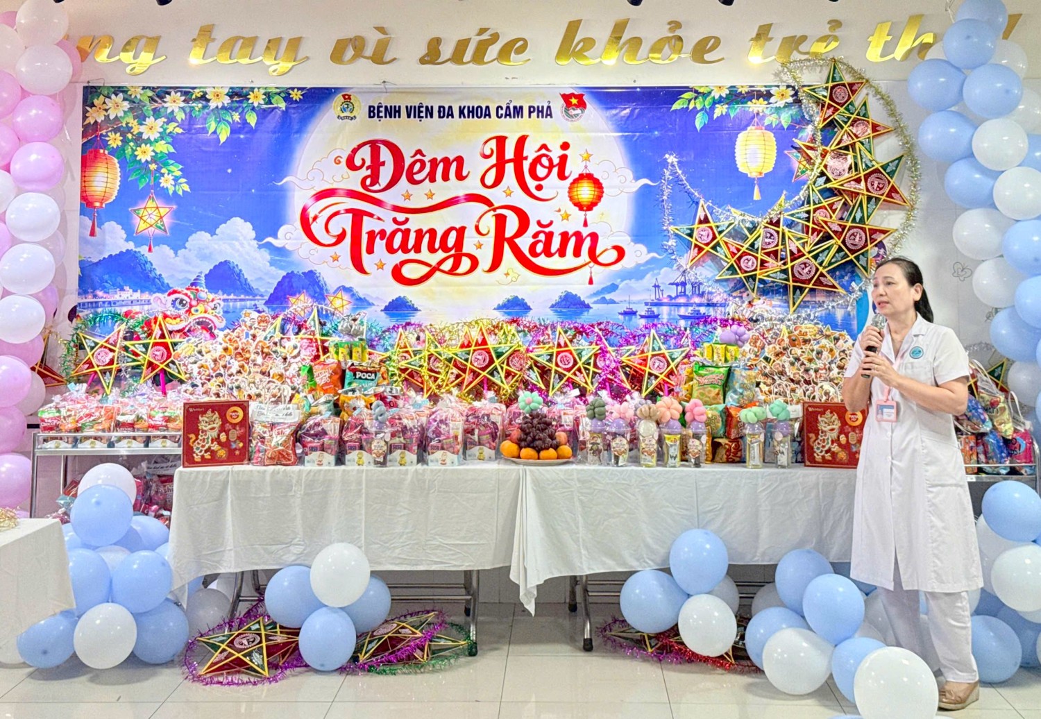 Trung thu yêu thương – Gửi trao niềm vui đến các bệnh nhi tại Bệnh viện đa khoa Cẩm Phả