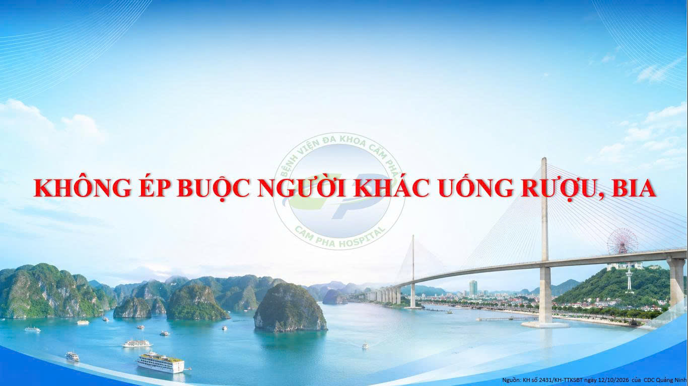Không ép buộc người khác uống rượu, bia